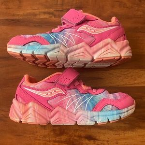 Girls Size 11.5C Saucony Running Shoes